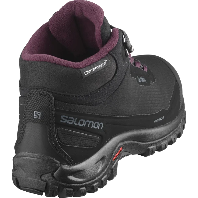 SHELTER WATERPROOF  Winterschuhe Damen Black/Ebony/WineTasting