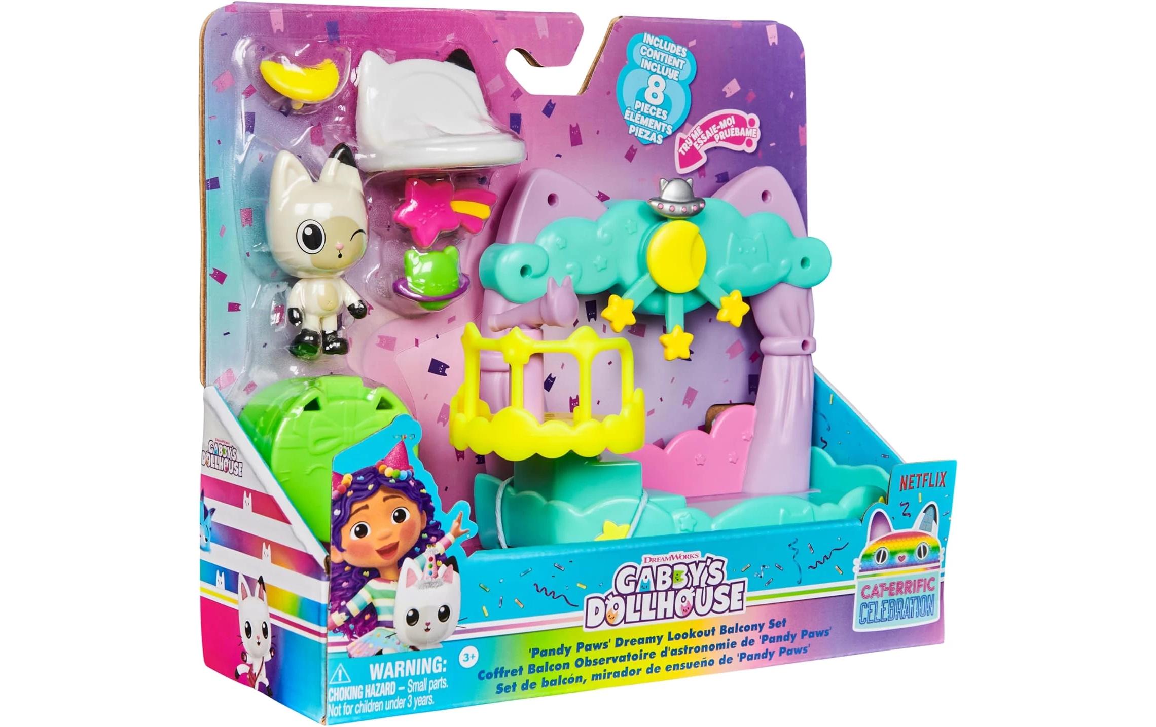 Gabby's Dollhouse Pandy Paws Dreamy Balkon SetSpielset