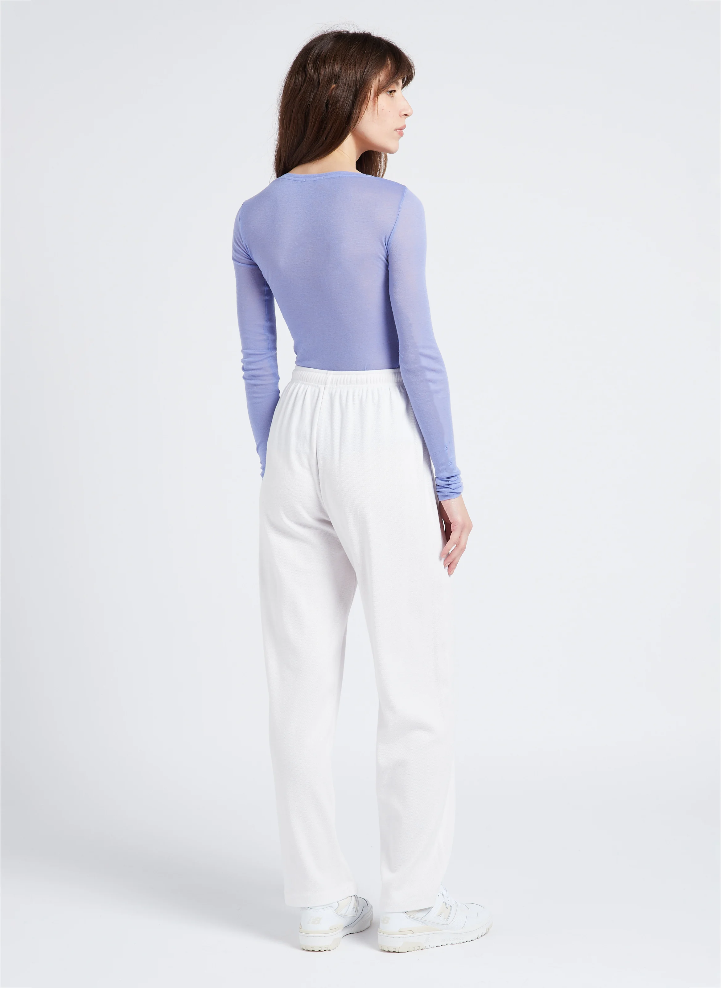 550 - Basket basses en cuir | Blanc