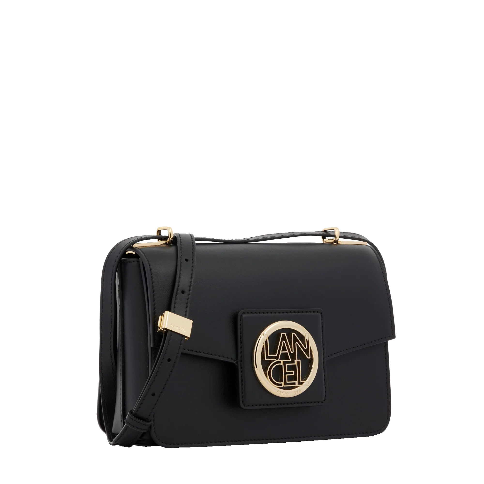Sac rabat Roxane de Lancel-Noir/Doré