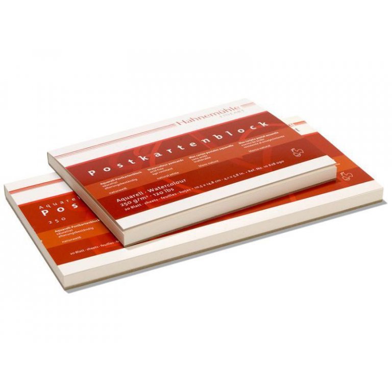Hahnemühle Aquarell-Postkartenblock, 250 g/m²