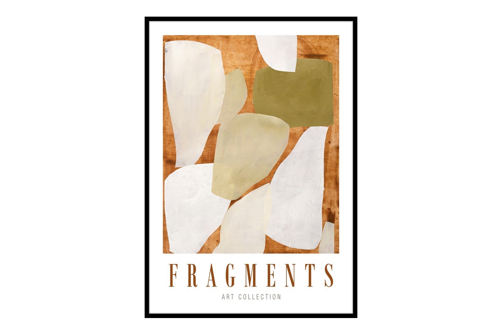 Fragments 70x100 cm Black Frame
