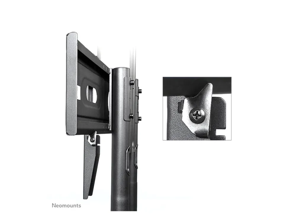 Neomounts NM-M1700 - Vogn med hjul - for LCD display - sort - skærmstørrelse: 32