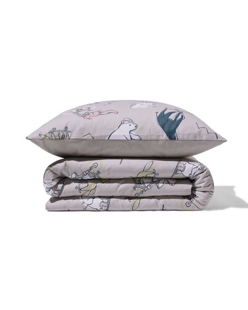 housse de couette enfant flanelle 140x200 animaux