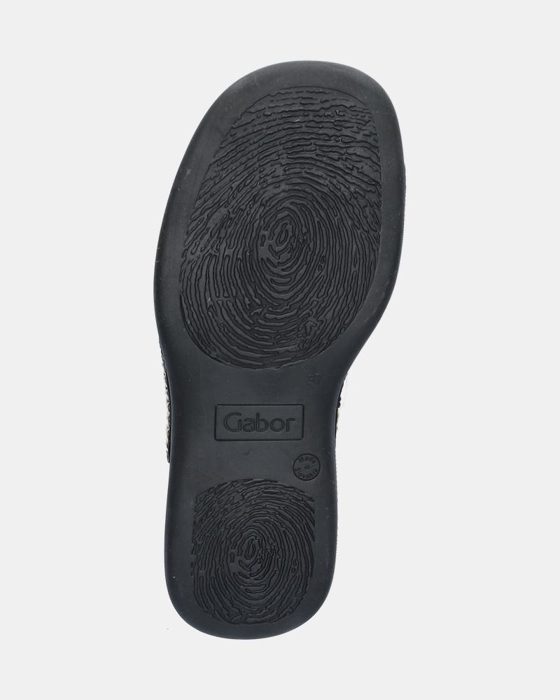 Gabor Slippers  - zwart