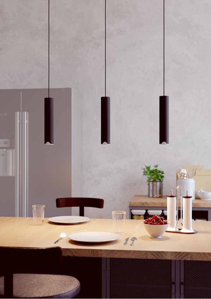 EGLO - Balamorta-Z Lang Bordpendel - Sort L78 - RGB + TW - Zigbee, Bluetooth