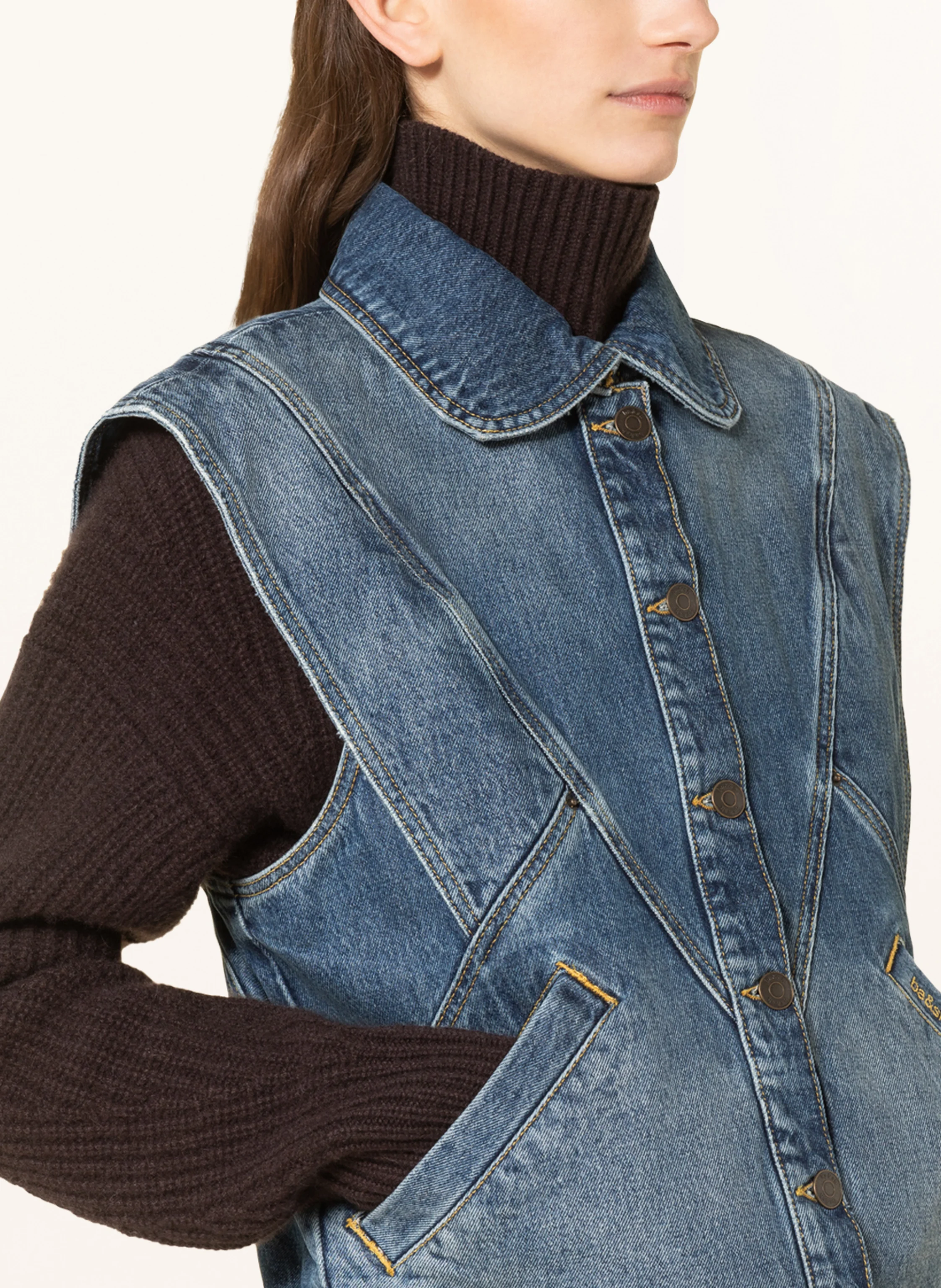 ba&sh Jeansweste MAX