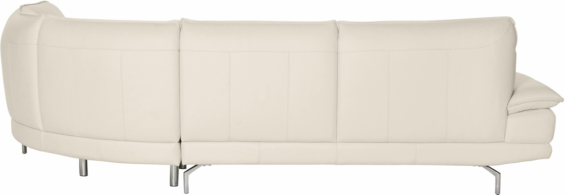 CALIA ITALIA Ecksofa »Dave, italienisches Designsofa L-Form, erstklassiger Sitzkomfort« Ottomane wahlweise links oder rechts, in zwei tollen Lederqualitäten
