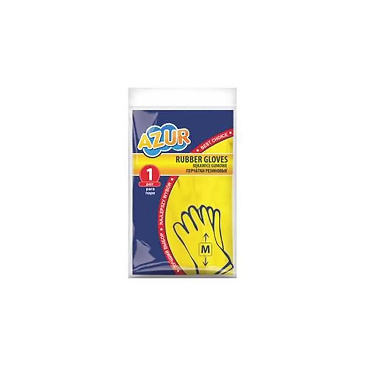 Gummihandschuh Grösse Grösse M Gelb