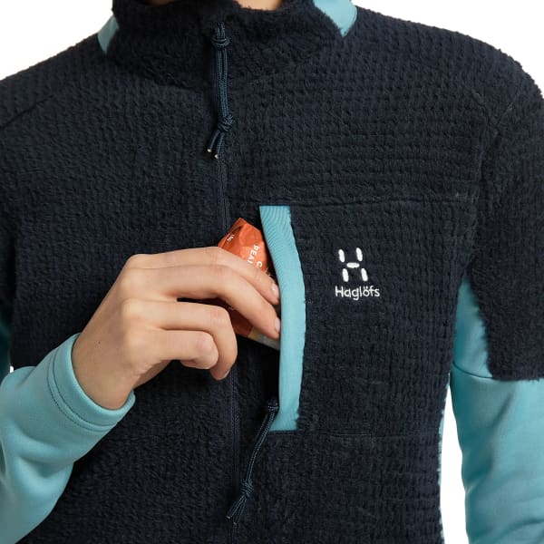 Veste polaire ski rando HAGLÖFS TOURING MID JACKET W TARN BLUE/FROST BLUE