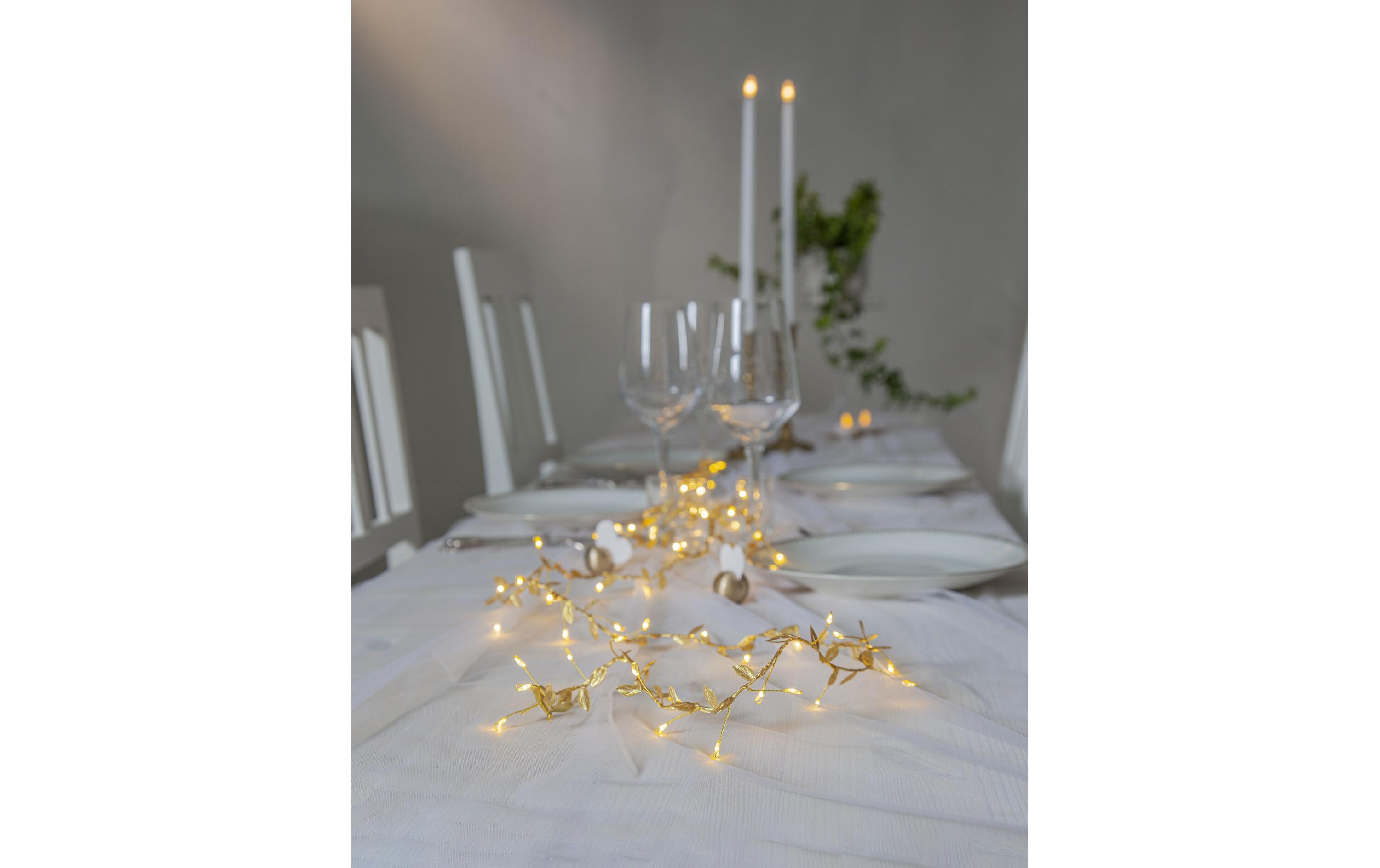 LED-Lichterkette Winny, 2 m, 60 LEDs, GoldDekorative Lichterkette
