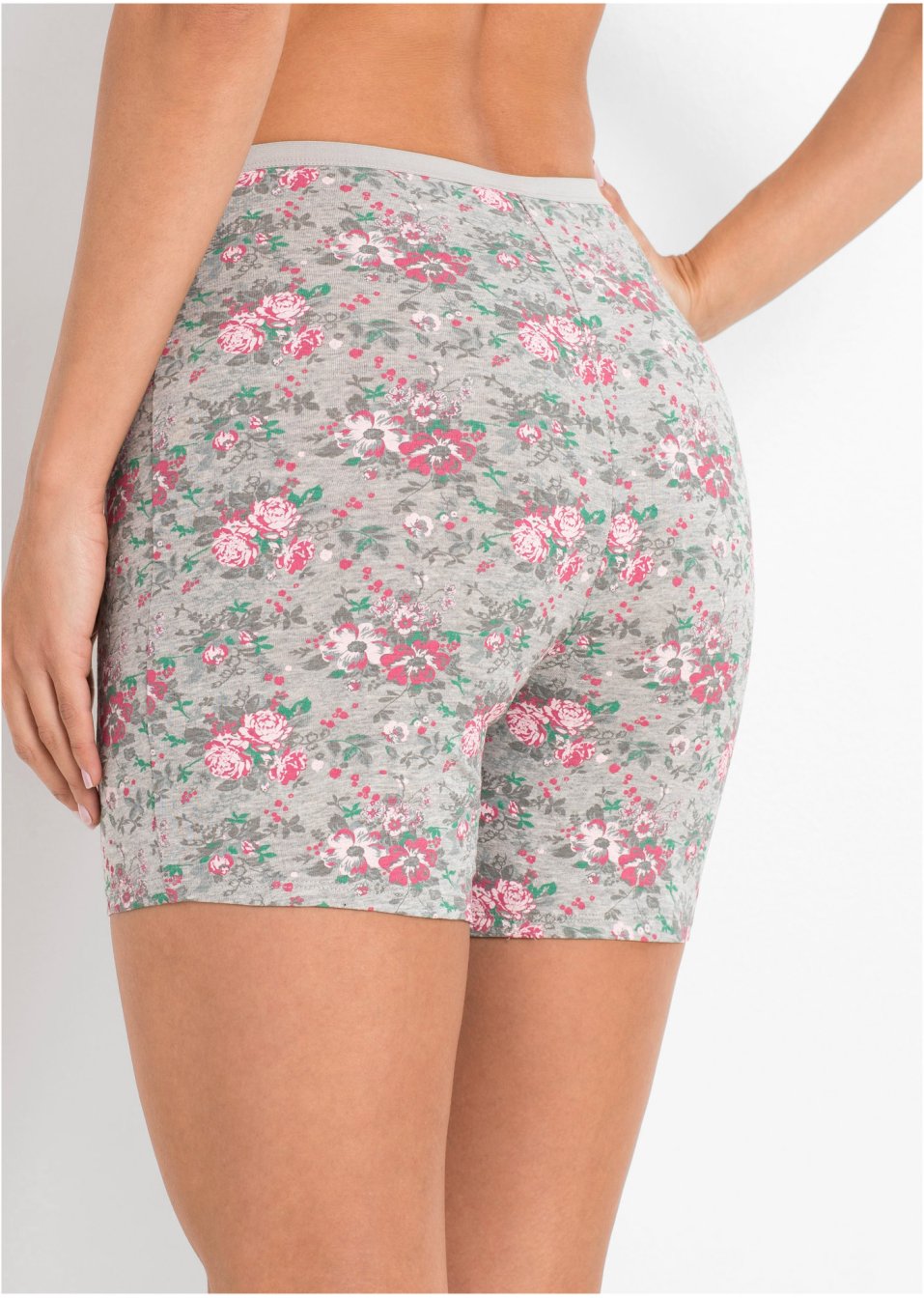 Lot de 4 boxers longs à taille haute