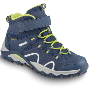 Meindl Lucca Mid GTX Wander- & Trekkingschuhe Nachtblau / Gelb Kinder