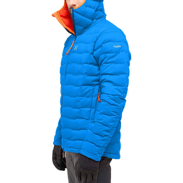 Doudoune alpinisme HAGLÖFS SPITZ DOWN HOOD M ELECTRIC BLUE