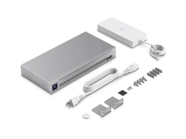 Ubiquiti UniFi Switch Pro Max 16 PoE - Switch - L3 - Administreret - 12 x 10/100/1000 (12 PoE , 4 PoE  )   4 x 2.5GBase-T   2 x 10 Gigabit Ethernet - desktop, monterbar på stativ - PoE   (180 W) - DC