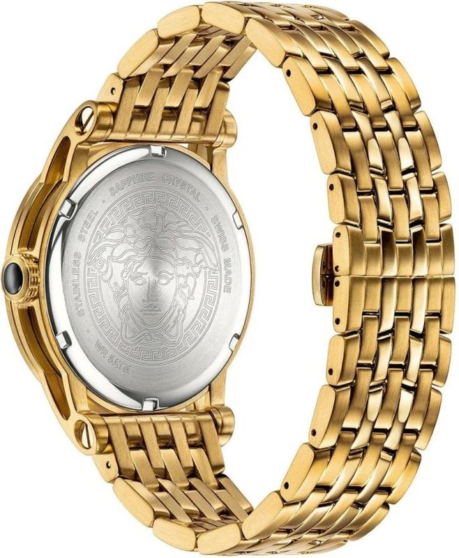 Versace VERD00819 horloge mannen - Roestvrij Staal - goud