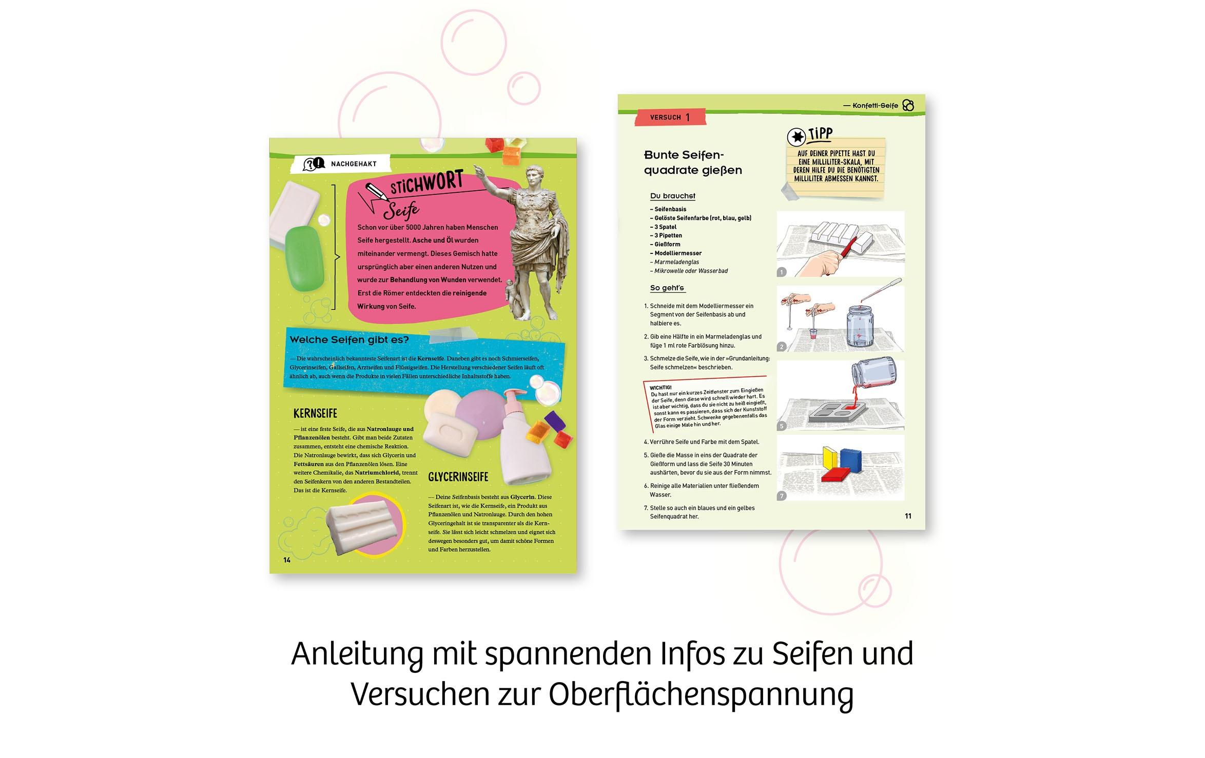 Experimentierkasten Seifen-AtelierEinzigartige Seifenkreationen herstellen
