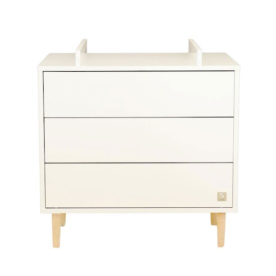 Paloma Commode 3 tiroirs   Blanc neige        de               Sauthon Baby's Sweet Home