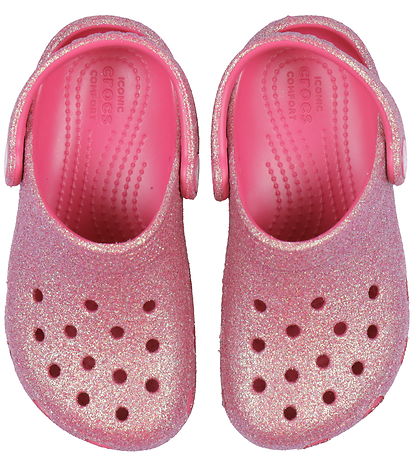 Crocs Sandalen - Classic+ Glitter T - Drachenfrucht