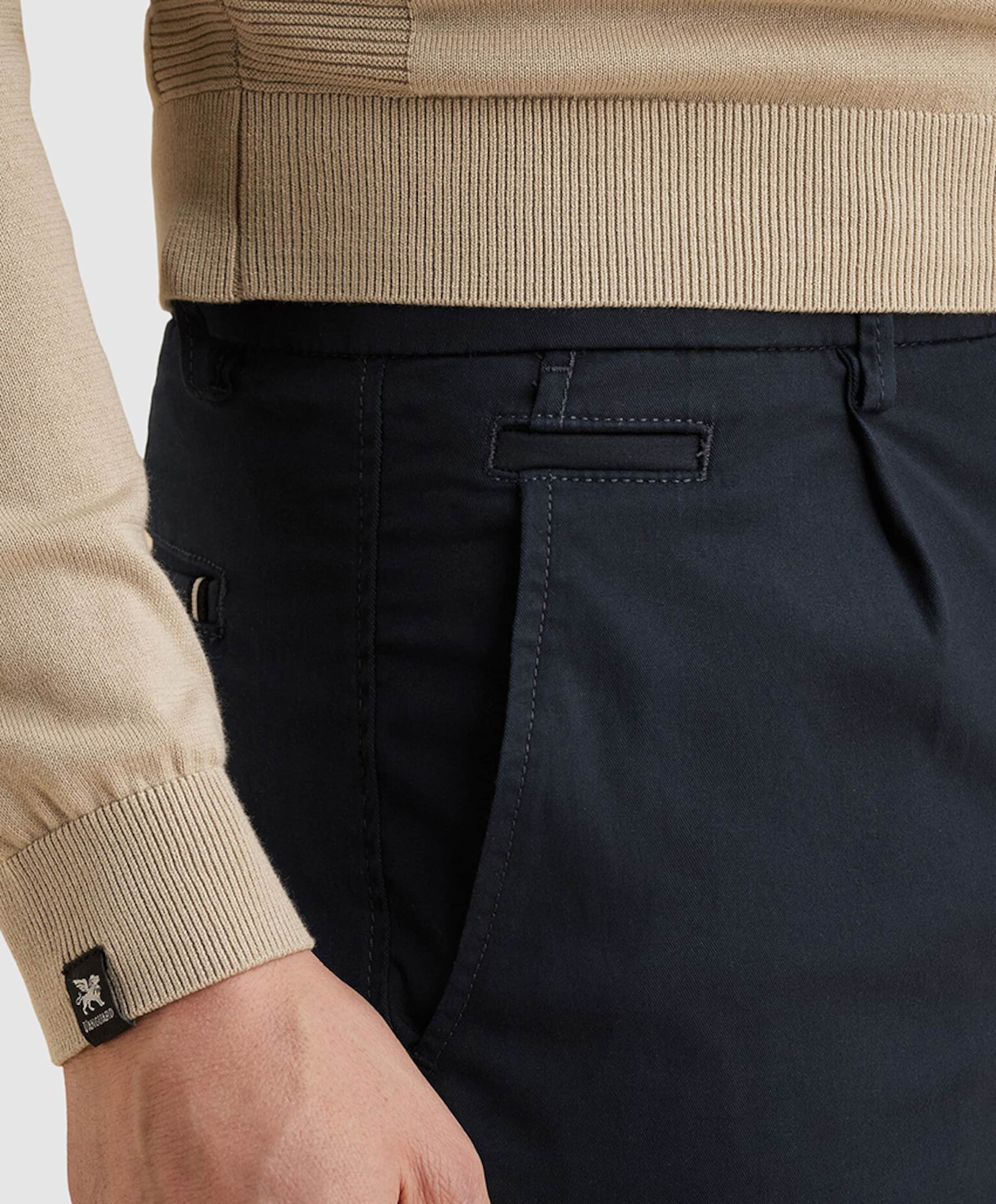 Vanguard V35 RELAXED CHINO SOFT STRETCH TENCEL heren broek blauw