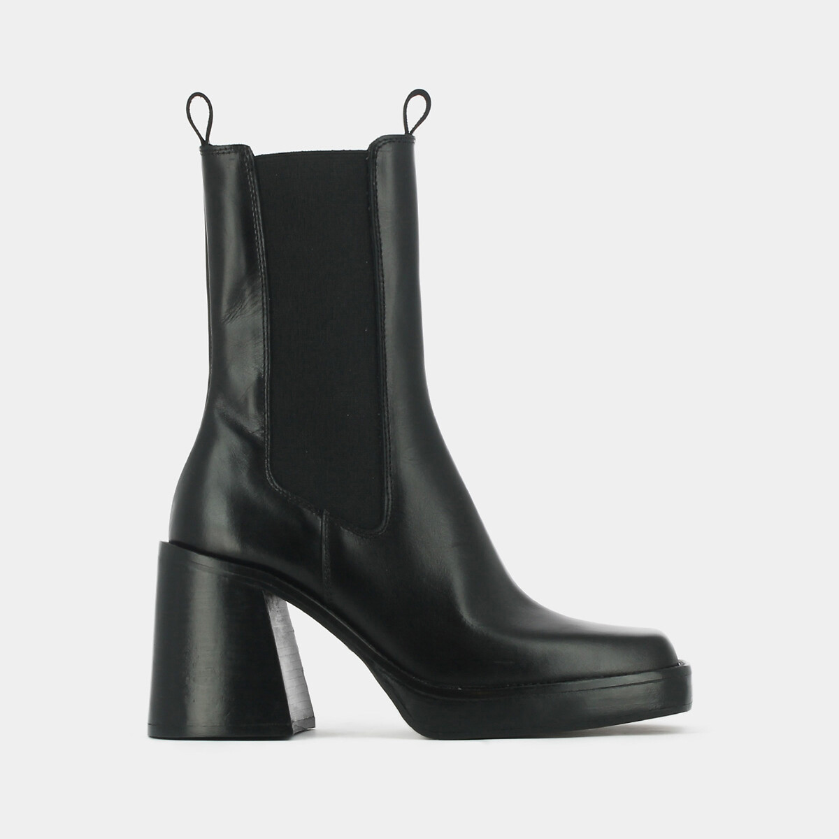 JONAK<br>Botas de couro Bossa, com salto