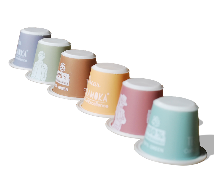 Pack découverte 50 capsules Bio Home Compost compatibles Nespresso® - MOKA