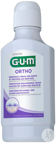 Gum Ortho Bain De Bouche Anti-Plaque 300ml