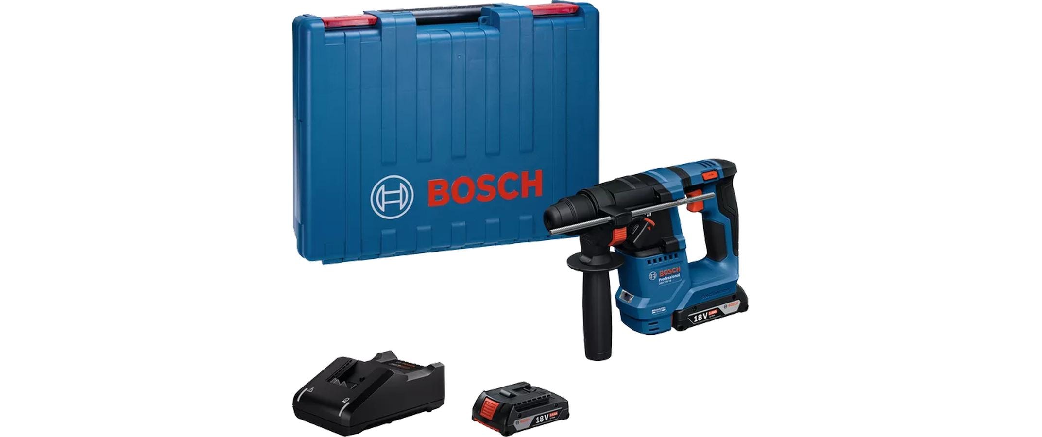 Akku-Bohrhammer SDS plus GBH 18V-18 2x Akku Handwerkerkoffer<br>Kompakter 18V-Bohrhammer mit KickBack Control