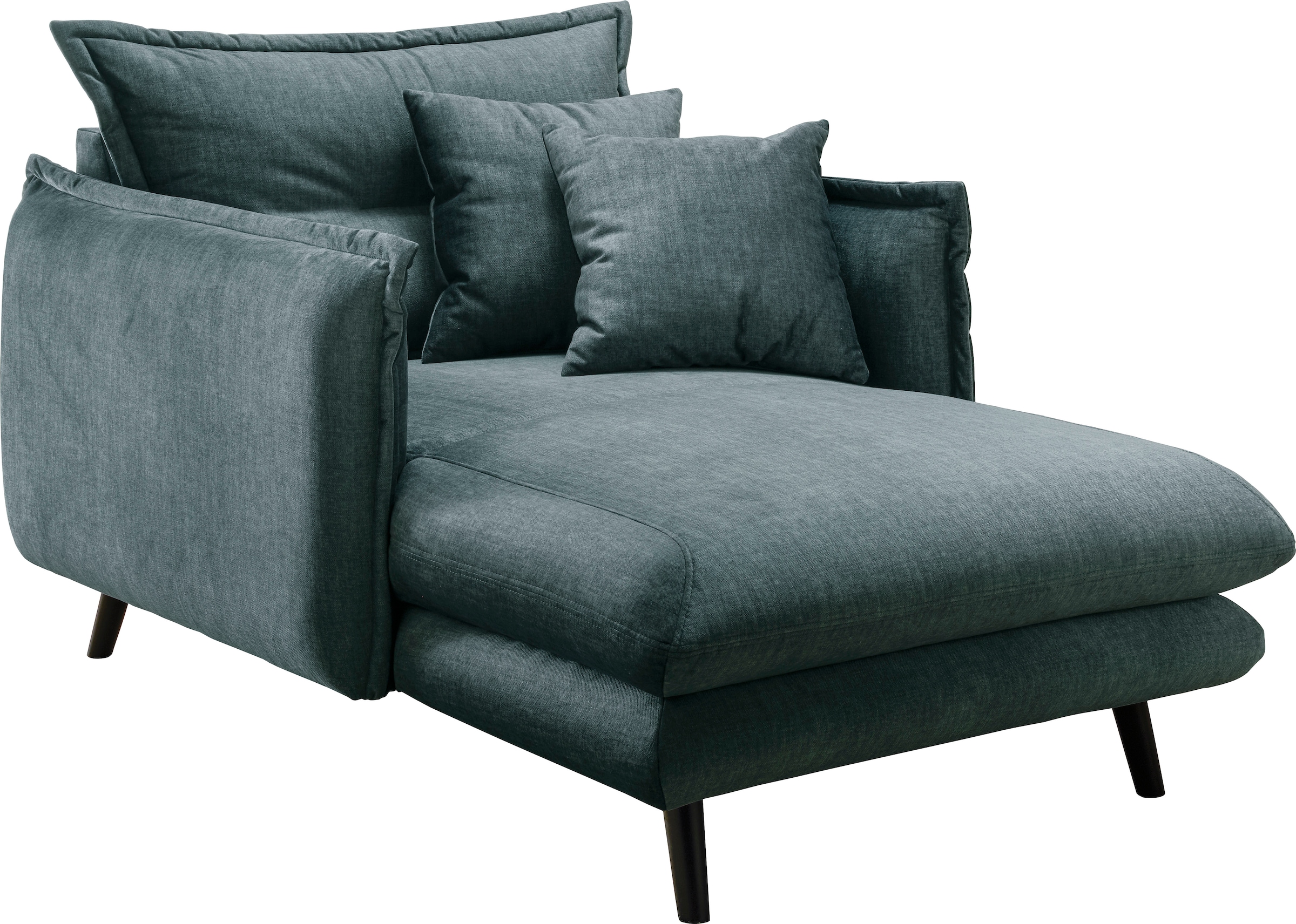 INOSIGN Loveseat »Lazio« moderner Sessel mit einer bequemen Polsterung, 2 Stk. Zierkissen