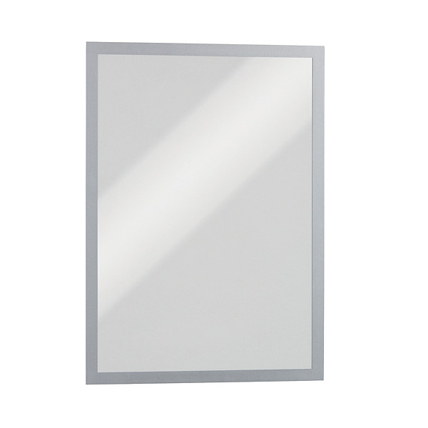 5 Cadres d'affichage magnétique DURAFRAME® MAGNETIC A3 coloris gris argenté, le lot