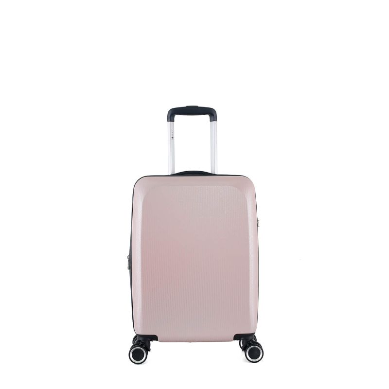 Valise cabine rigide 378 Extensible 55 cm Rose saumon