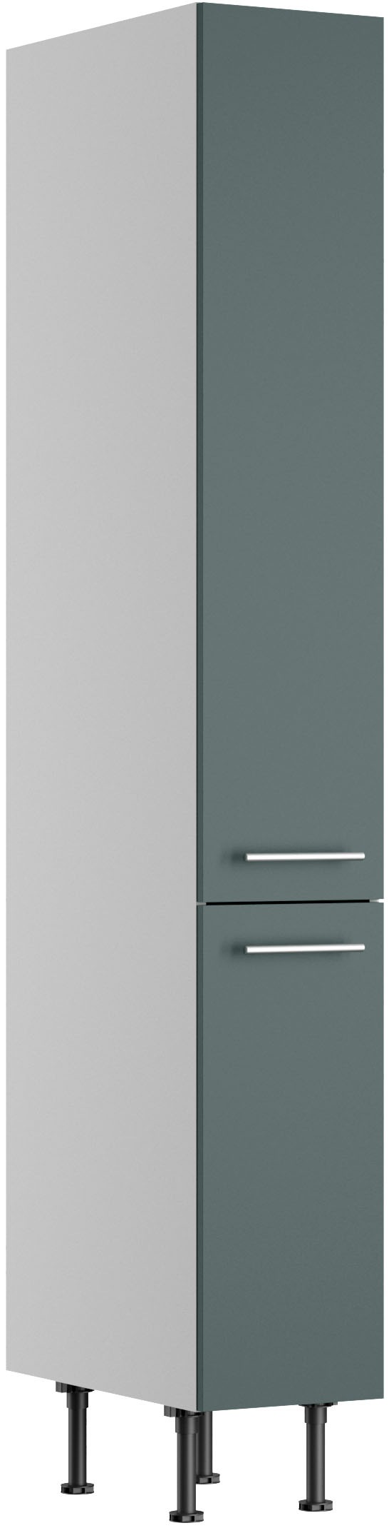 KOCHSTATION Apothekerschrank »KS-Bern2« Breite 30 cm, Höhe 211,8 cm, 2 Auszüge (Höhe 124,4 /70 cm)