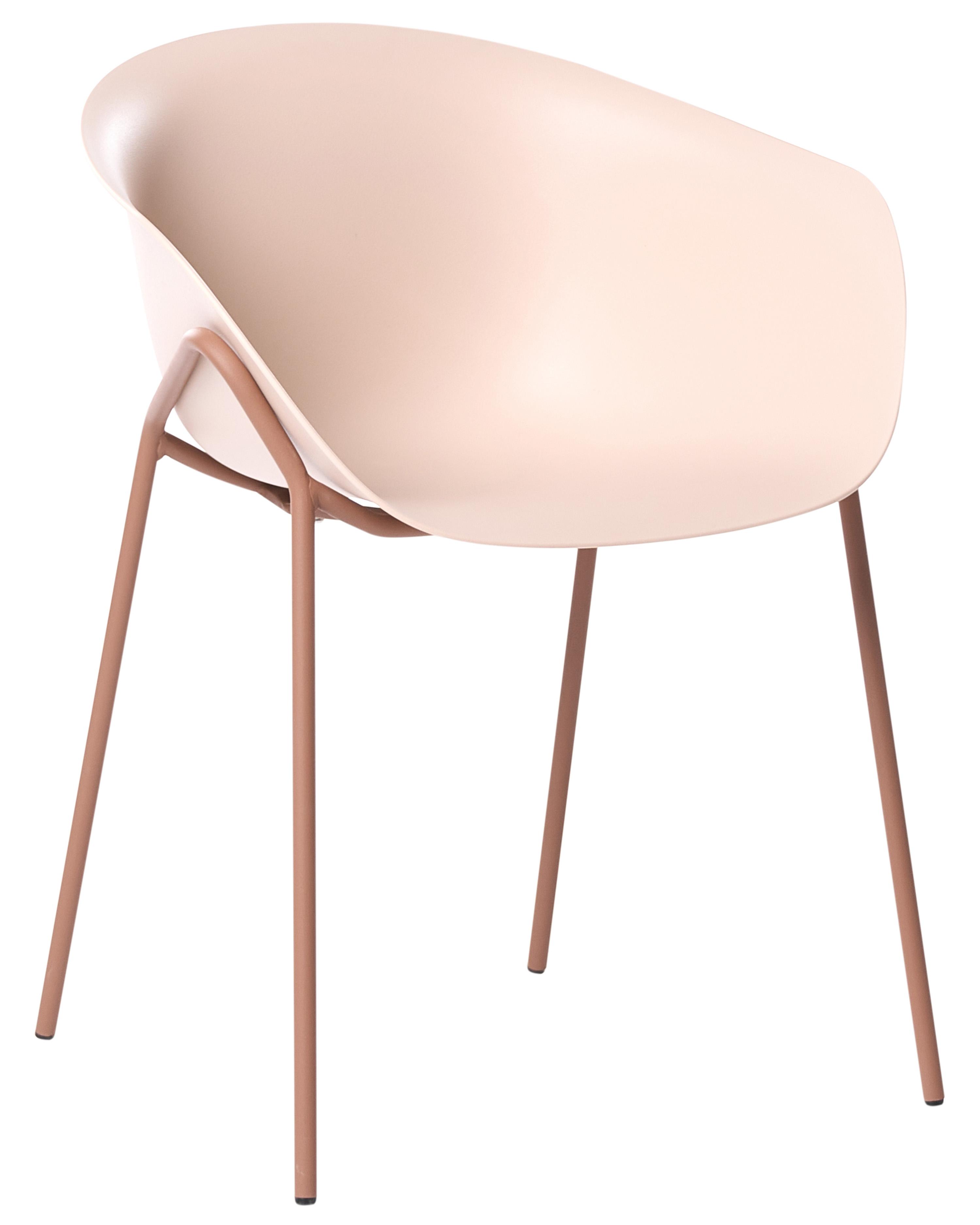 Set van 2 tuinstoelen METEORA Synthetisch materiaal Beige