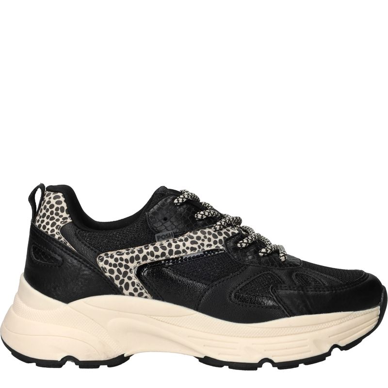 POSH by Poelman Sneakers Zwart Dames