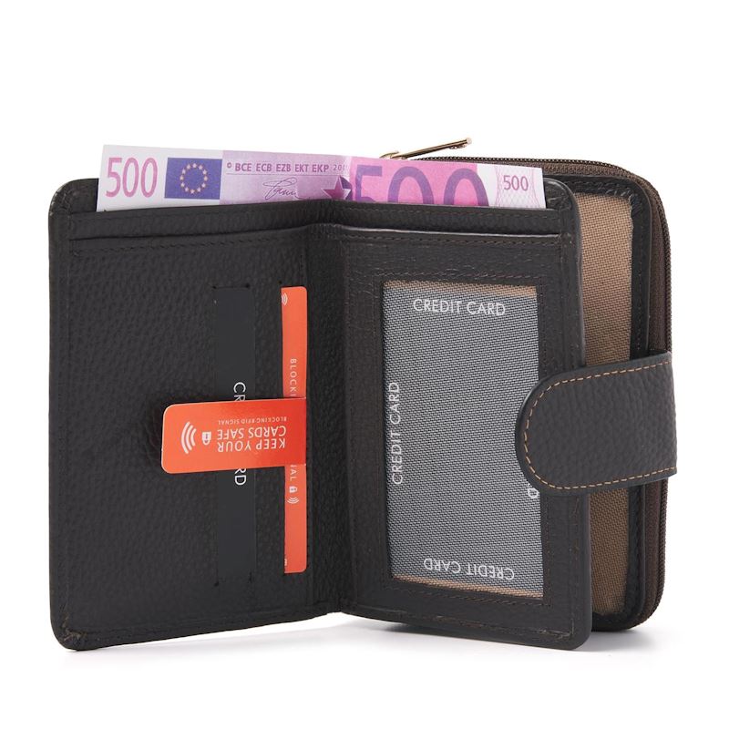 dR Amsterdam Mint Damesportemonnee 110123 Antraciet