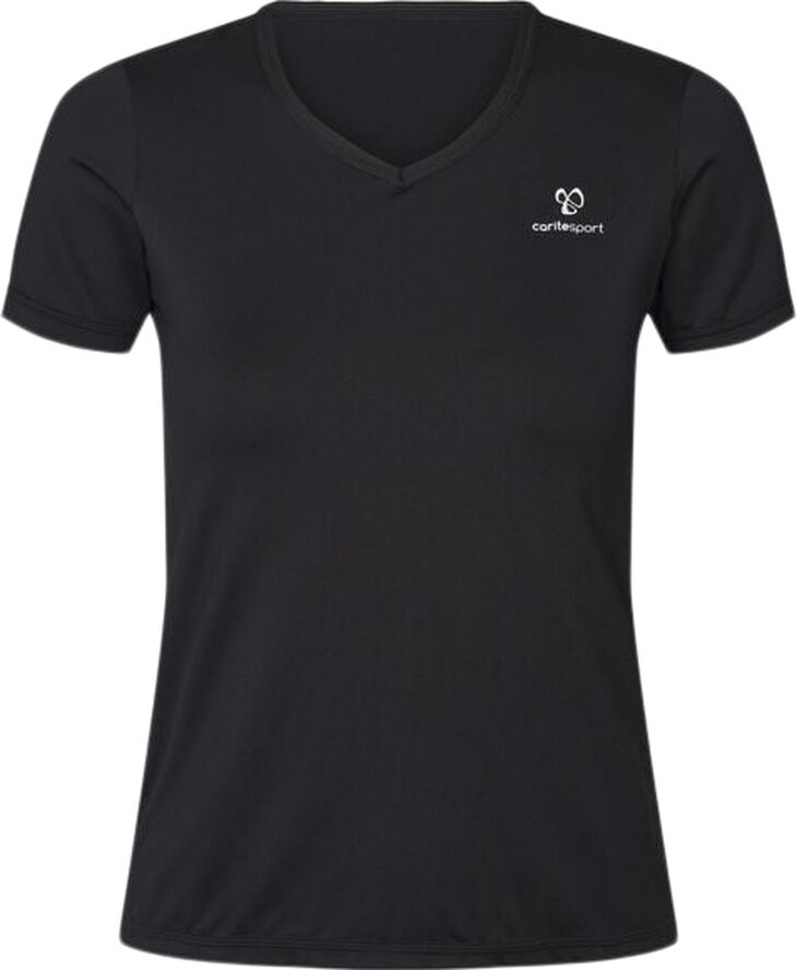 Carite Chaline trænings T-shirt Sort