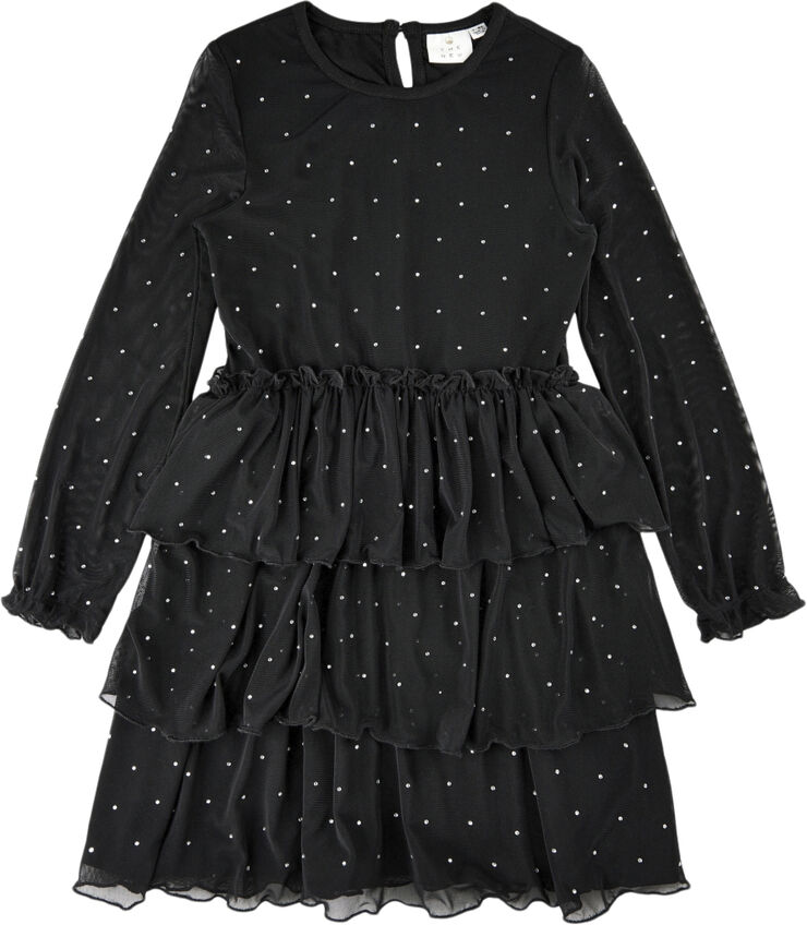 The New TNMaise L_S Dress Black beauty
