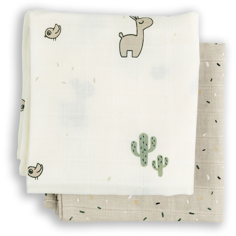 Done by Deer™ Mullwindel Wrap 2-er Pack Lalee Sand