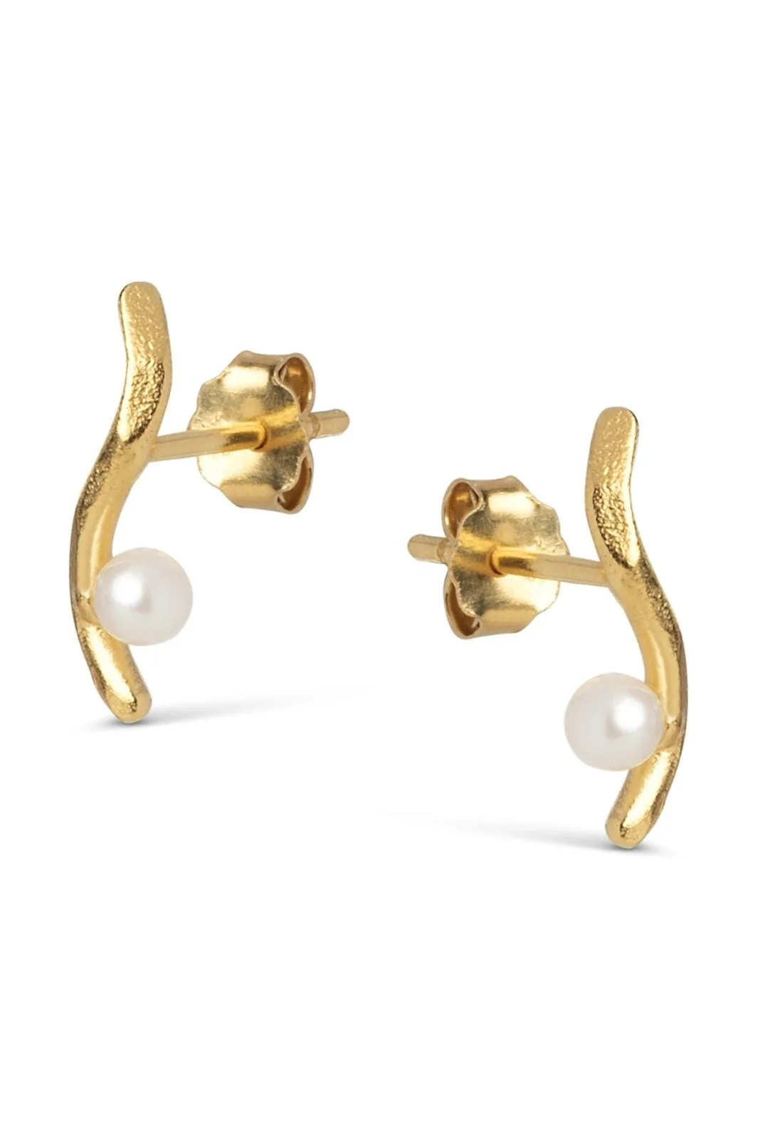 Enamel Copenhagen Studs, Ivory