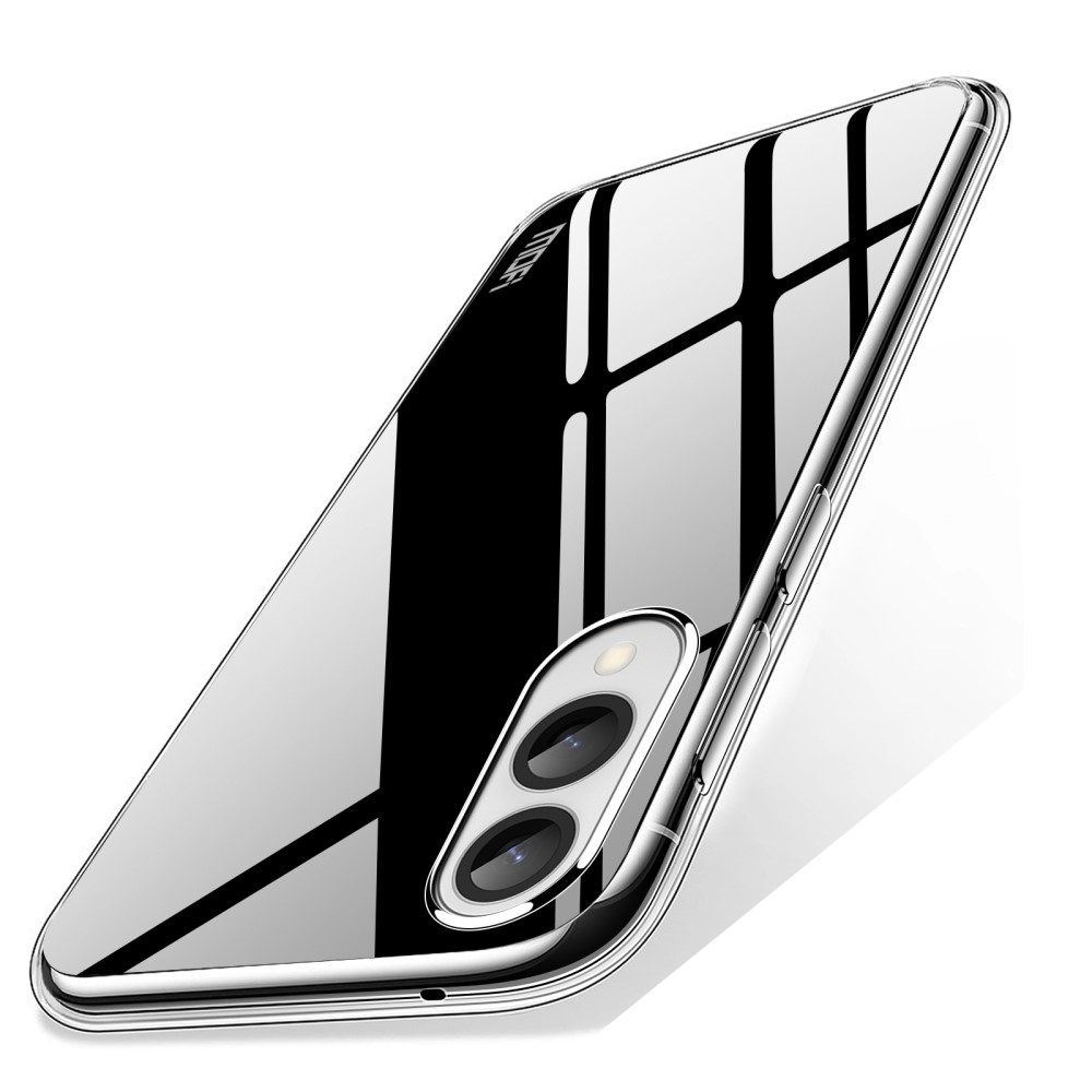 Samsung Galaxy S25 Edge Gummi Case Schutzhülle mit Kameraschutz - Transparent