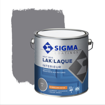 Sigma lak interieur zijdeglans 2,5 liter