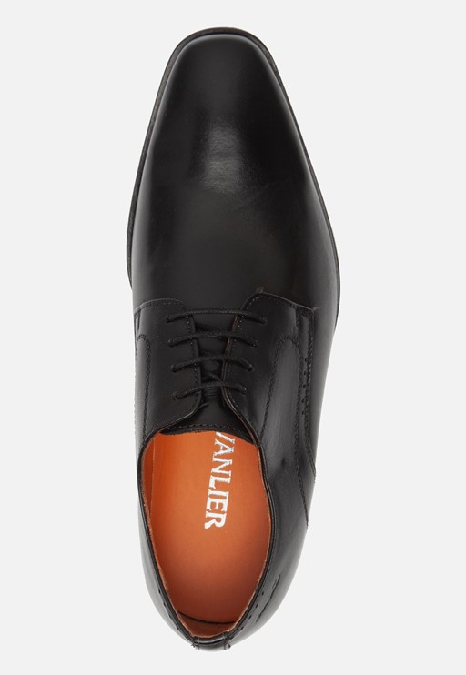 Van Lier Rhodes Veterschoenen zwart Leer
