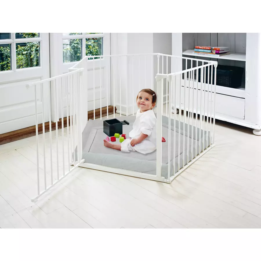 BabyDan Park-A-Kid Laufgitter 365 cm, weiß