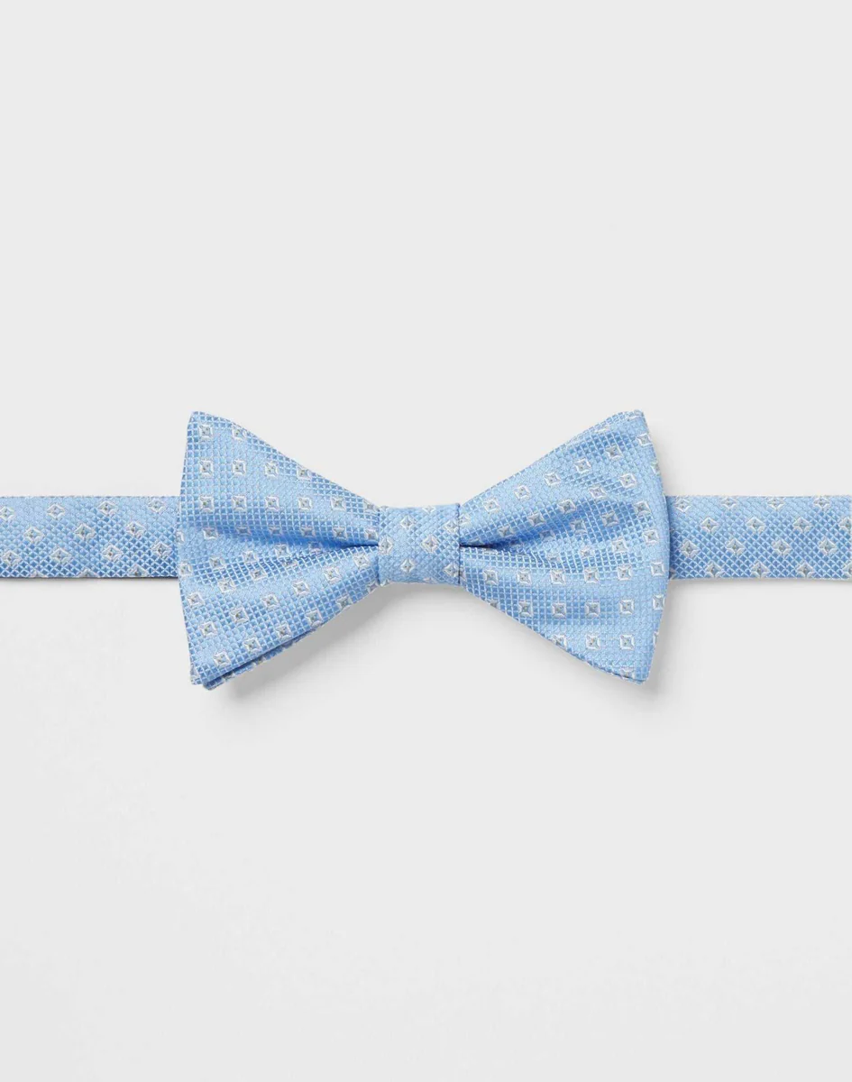 Nœud papillon bleu ciel