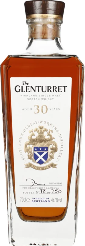 GLENTURRET 30 YEARS MAIDEN RELEASE 70CL