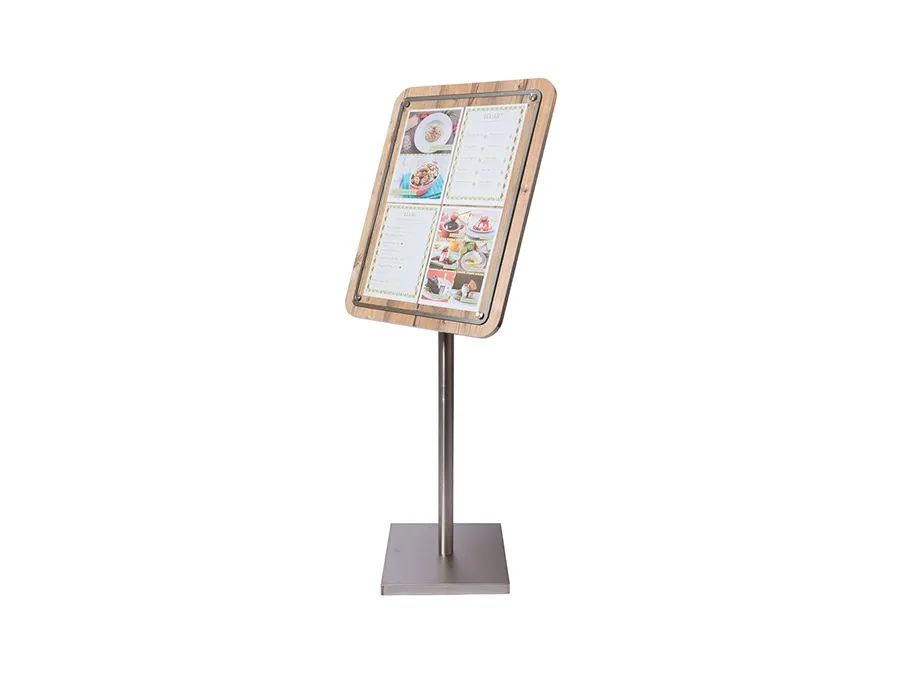 Securit® 4xA4 GLASS STAR informationsdisplay eg
