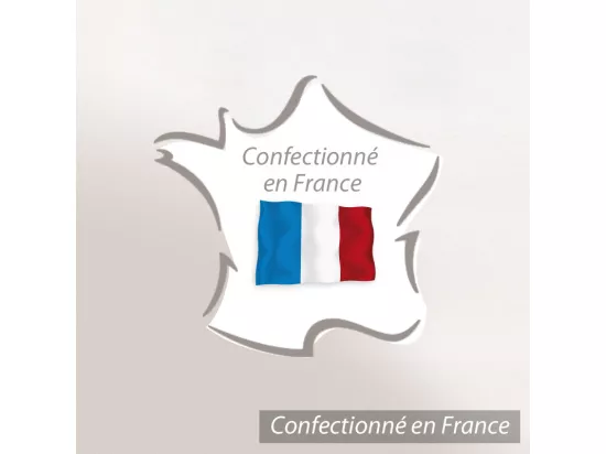 Drap housse relaxation uni 2x80x200 cm coton ALTO Belle ile TPR Tête et pied relevable