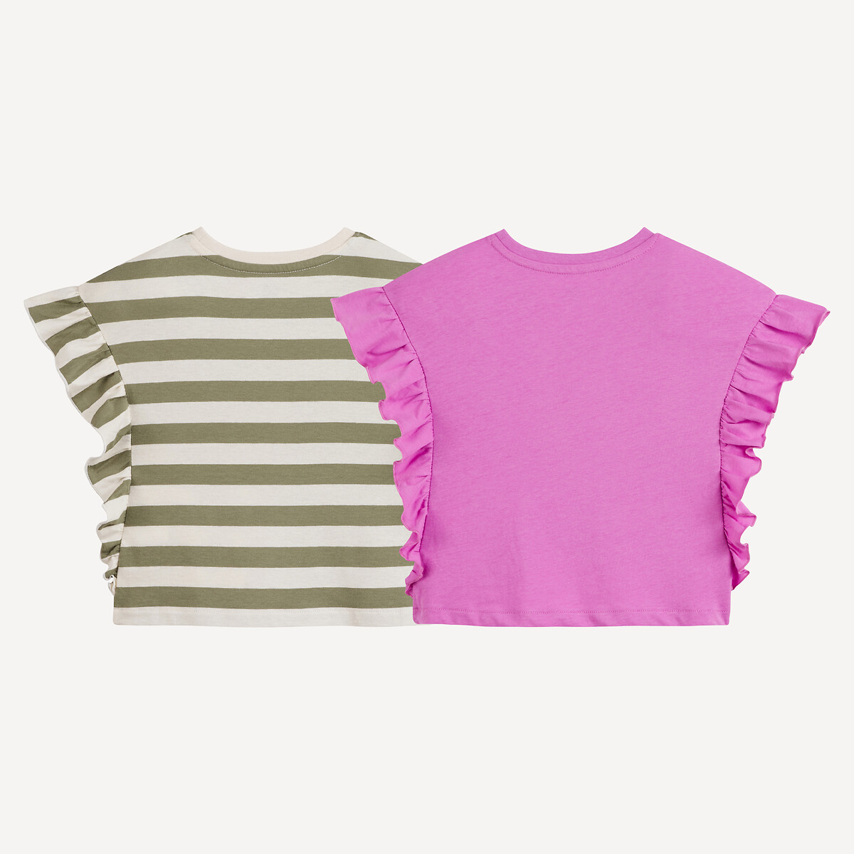 COLEÇÃO LA REDOUTE<br>Conjunto de 2 camisetas com colmeias