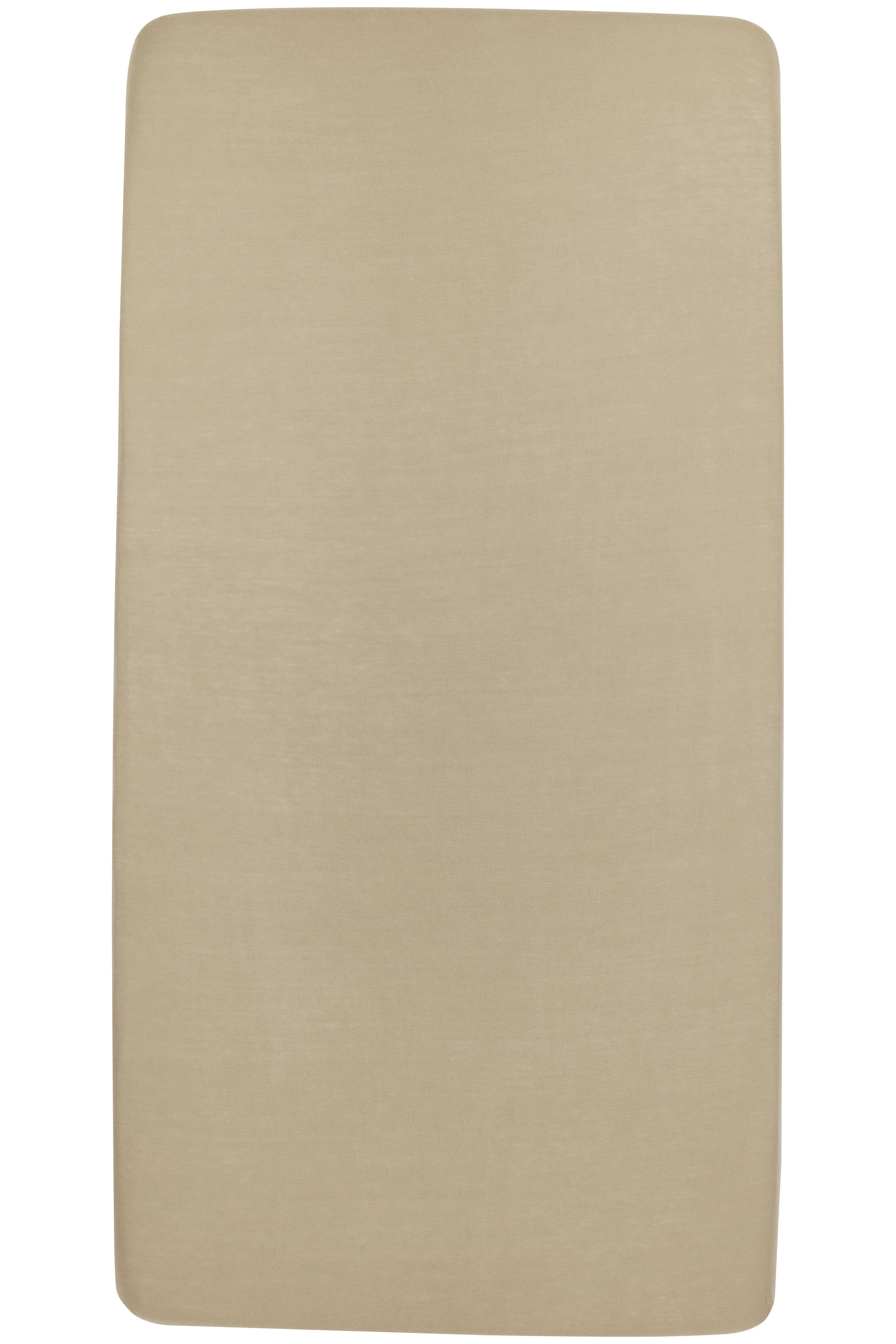 Meyco katoenen junior hoeslaken 70x140/150 cm taupe
