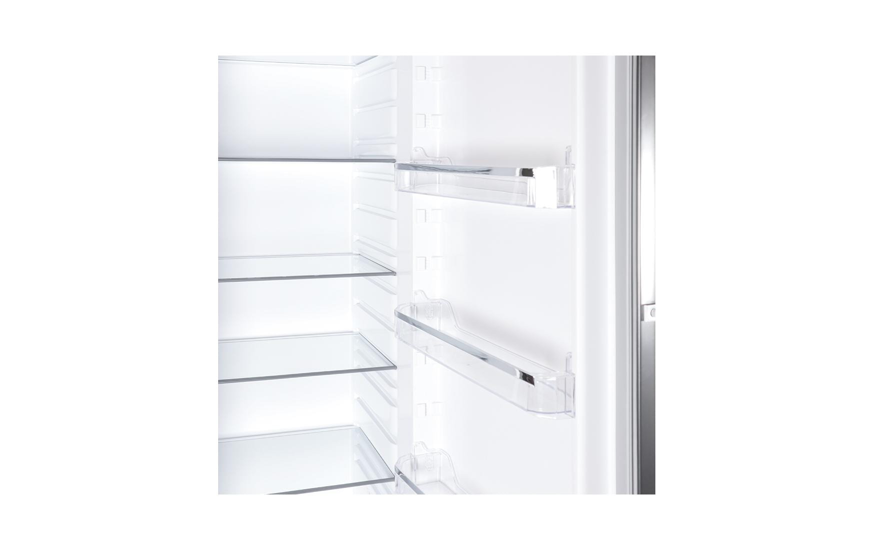 Kühlschrank KS335L Rechts (wechselbar)<br>Kühlschrank, Freistehend, Chrom